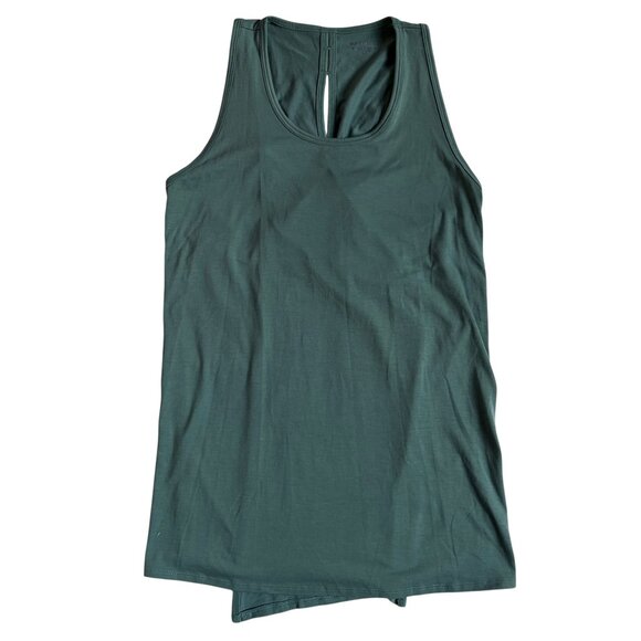 Athleta Essence Vital Tie Back Tank - (Juniper Green) - Size Medium - Picture 1 of 7